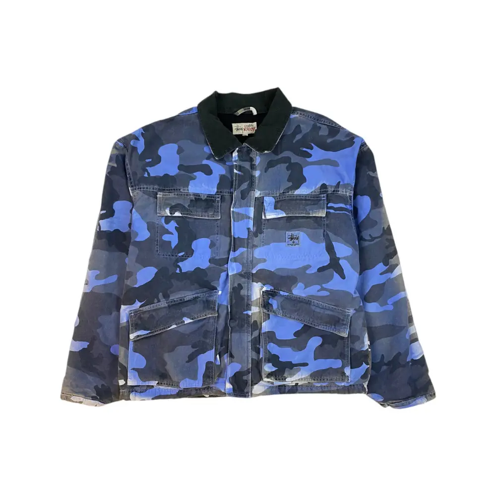 Lucien Smith Stussy Camo Bomber Jacket Stussy Canvas Bomber