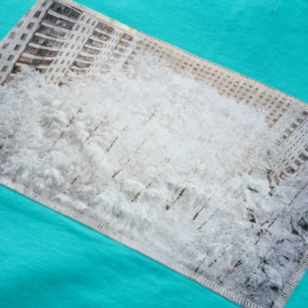 Rassvet x Slava Mogutin Cotton Hoodie Knit Blue