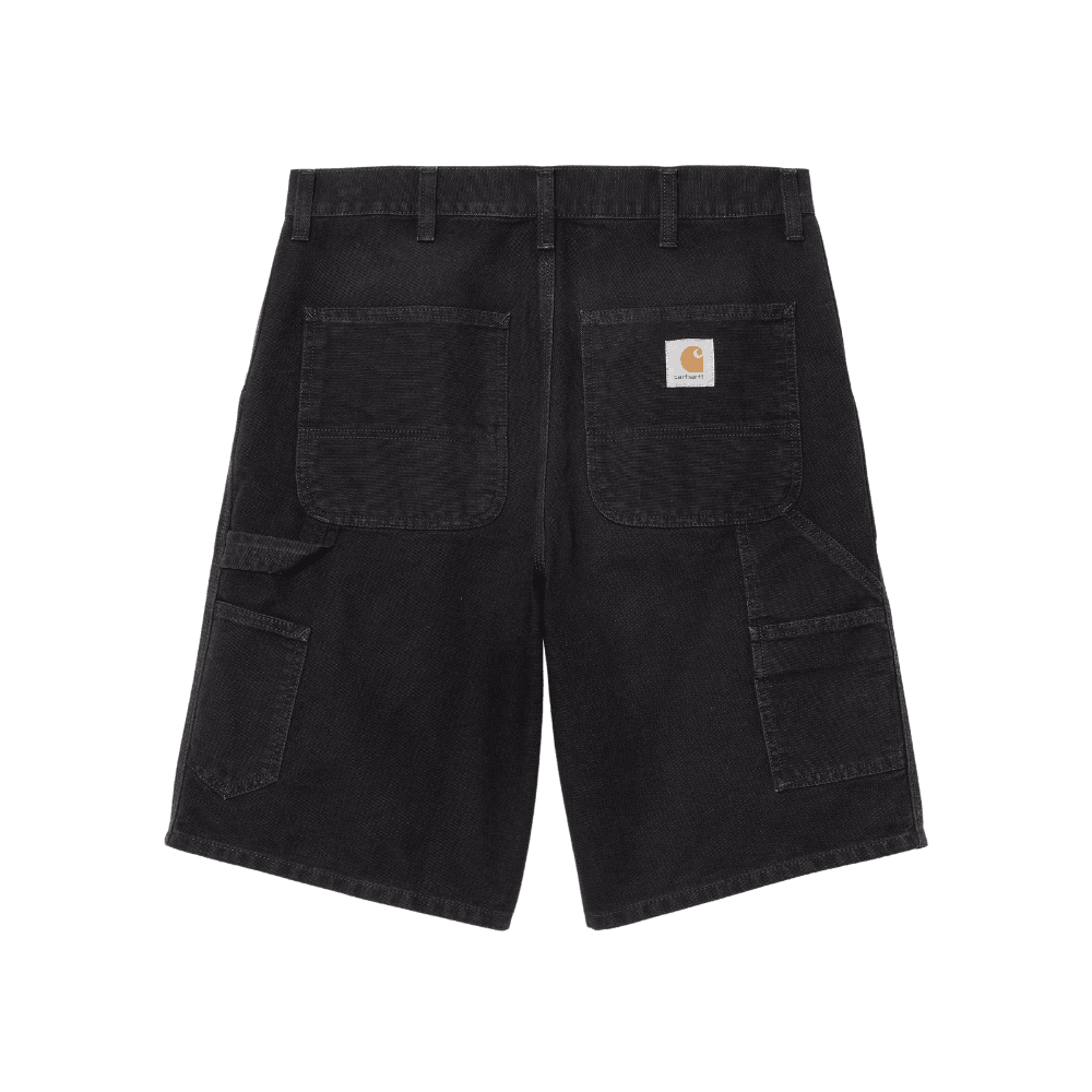 Carhartt WIP Single Knee Short Black Stone Canvas