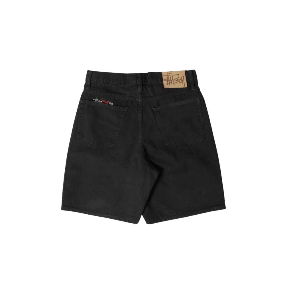 Stüssy Big Ol Washed Canvas Noir Shorts