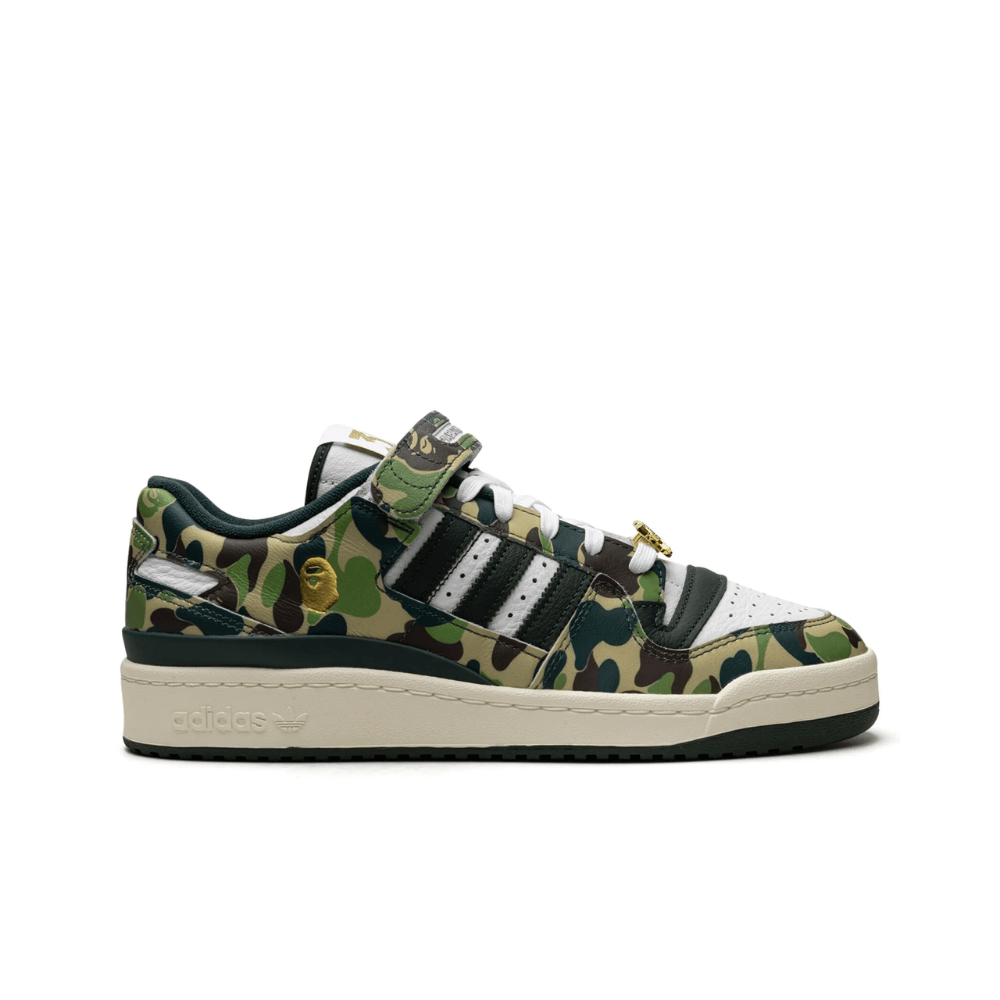 adidas x BAPE Forum 84 Low "30th Anniversary Green Camo"