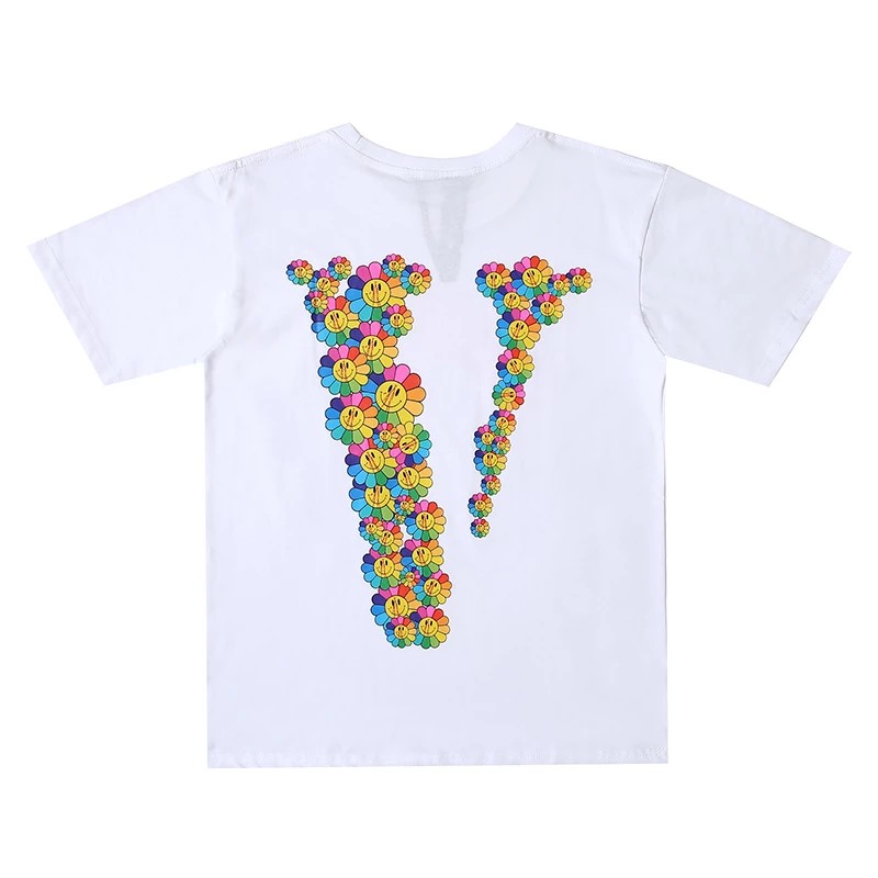 Vlone Men Flower T-shirt