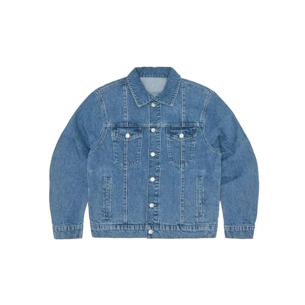 Corteiz C-Star Denim Trucker Jacket Blue