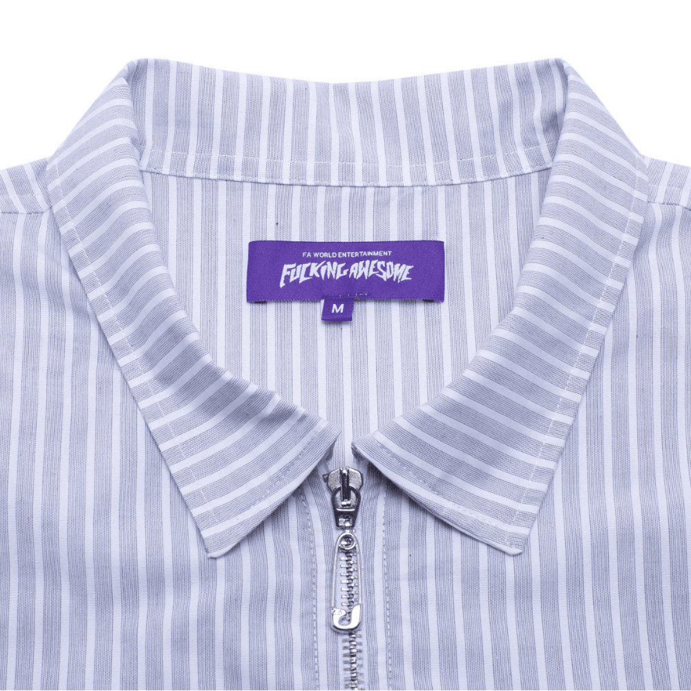 Fucking Awesome Zip Up Mechanic Shirt