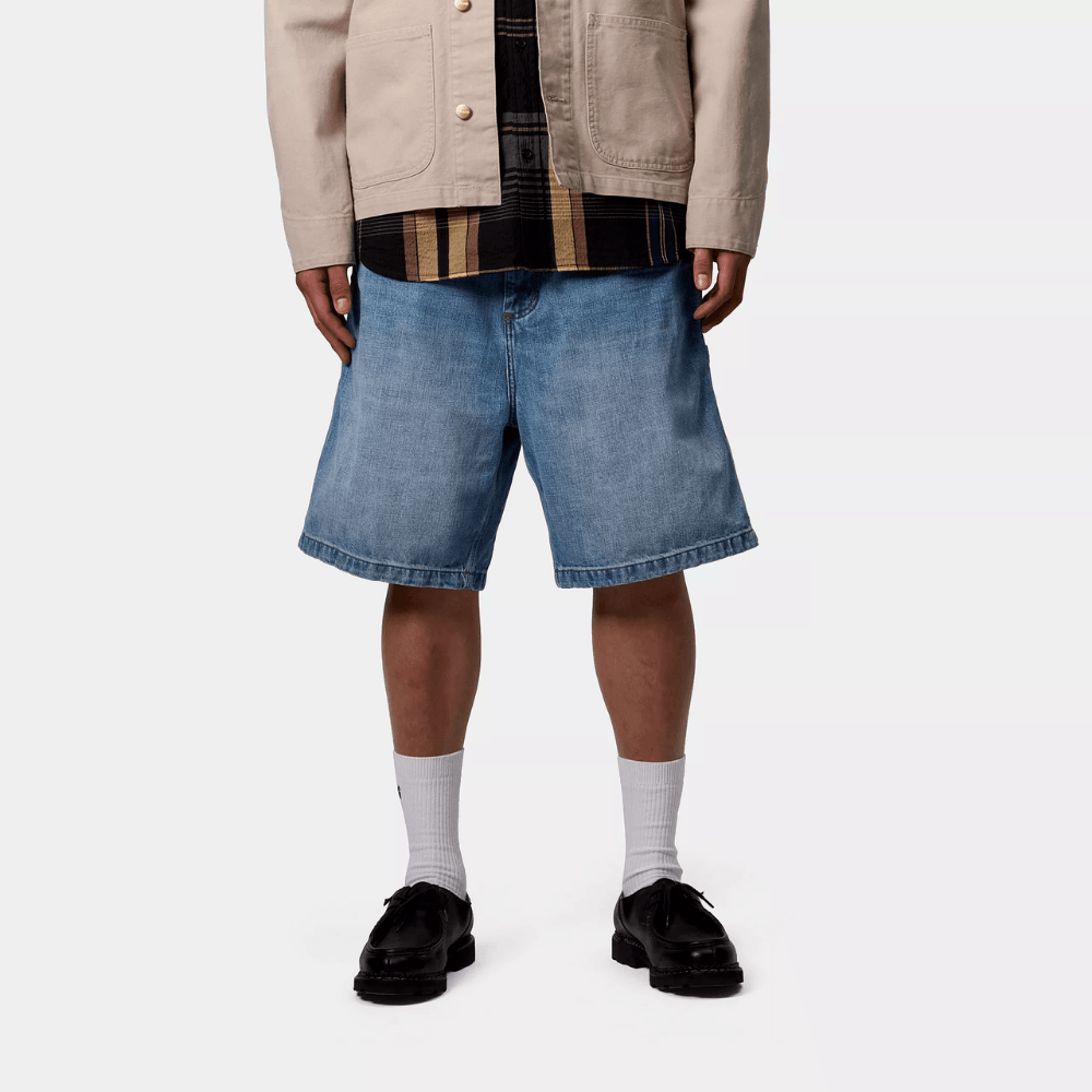 Carhartt WIP OG Single Knee Short Blue Burst Washed