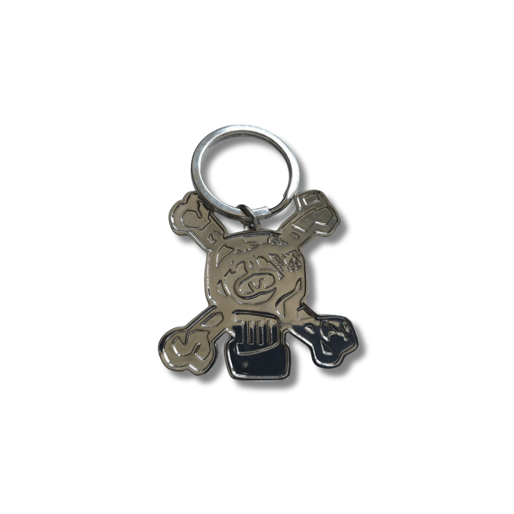 Stüssy Skull Blank Keyring