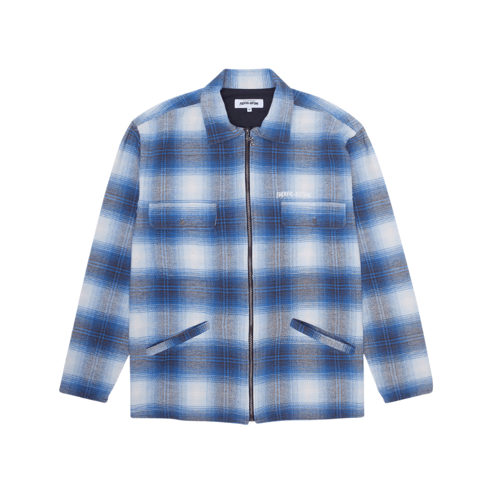 Fucking Awesome Full Zip Flannel Shirt
