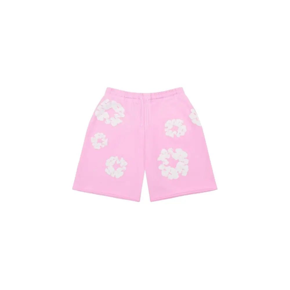 Denim Tears The Cotton Wreath Sweatshorts Powder Pink