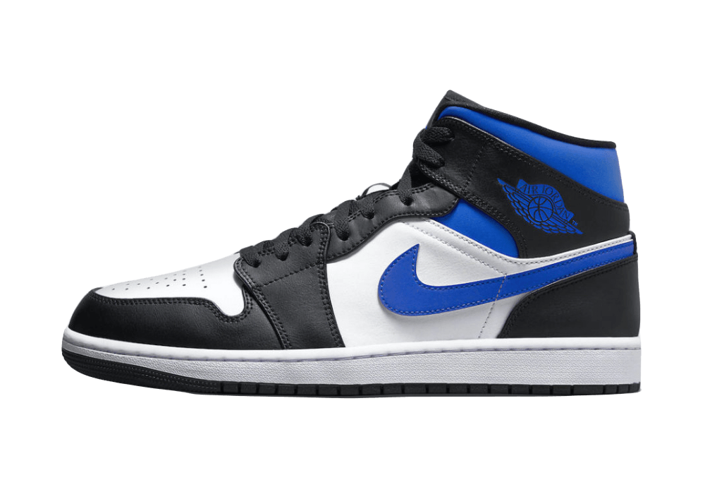 Nike Air Jordan 1 Mid White Black Royal