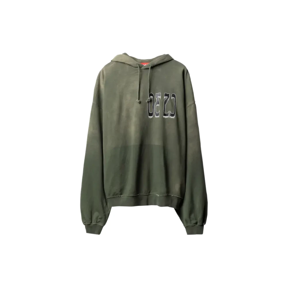 032c Spliced Bubble Hoodie Faded Olive Drab