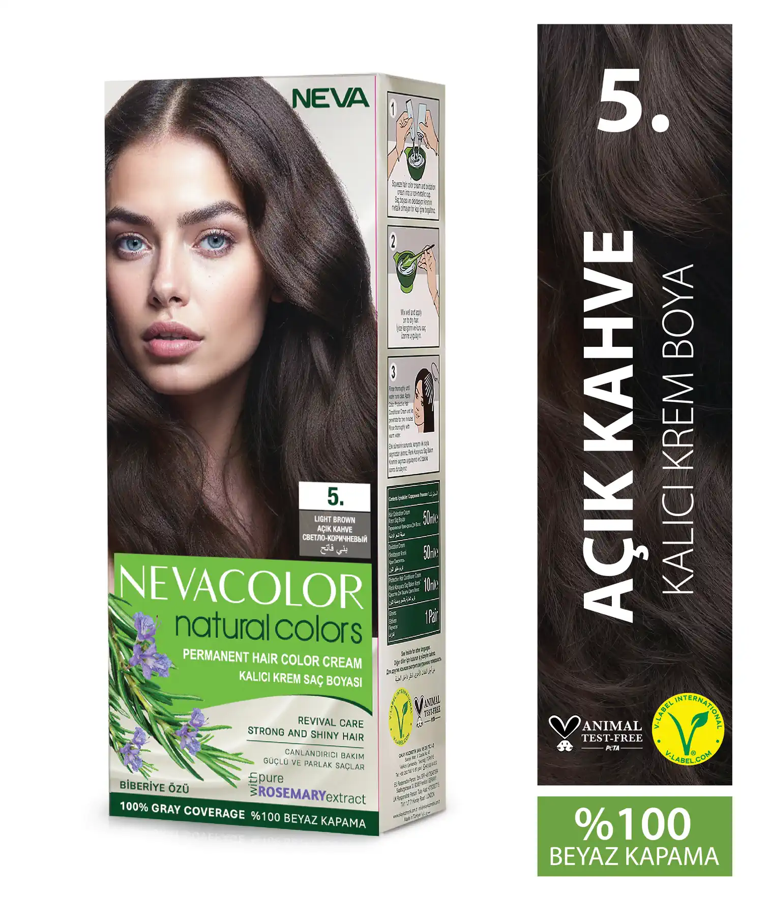 Natural Colors Saç Boyası 5. Açık Kahve