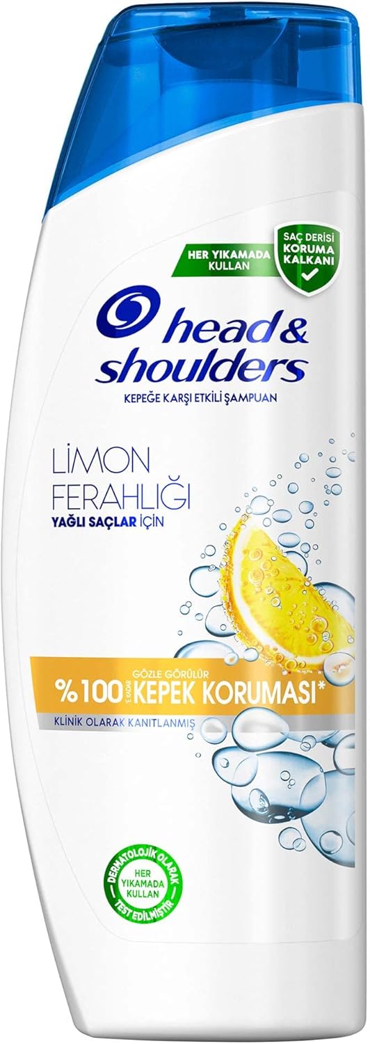 Limon Ferahlığı Kepek Karşıtı Yağlı Saçlar İçin Günlük Kullanım  Şampuanı 330 ML