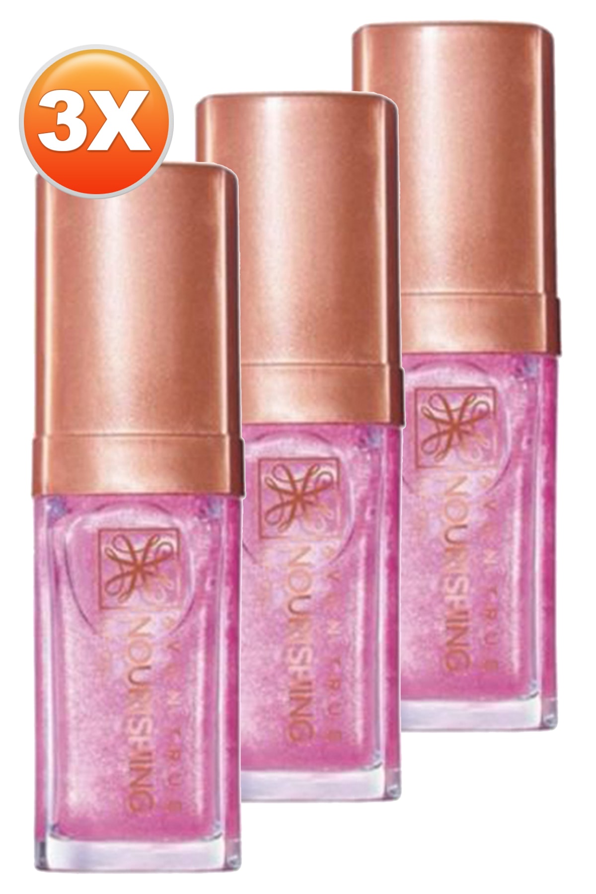 True Nourishing Dudak Yağı 7 Ml. Shimmering Petal Üçlü Set