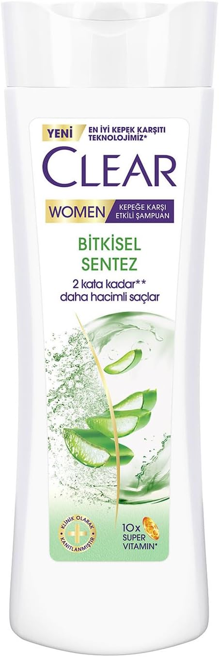 Women Kepeğe Karşı Etkili Şampuan Bitkisel Sentez Aloe Vera & Çay Ağacı Yağı 350 ML