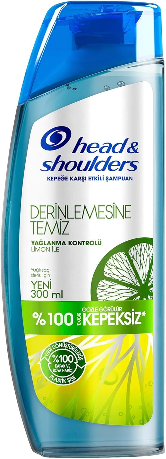 Derinlemesine Temizlik Yağlanma Kontrolü Limon  Şampuan 300 ML
