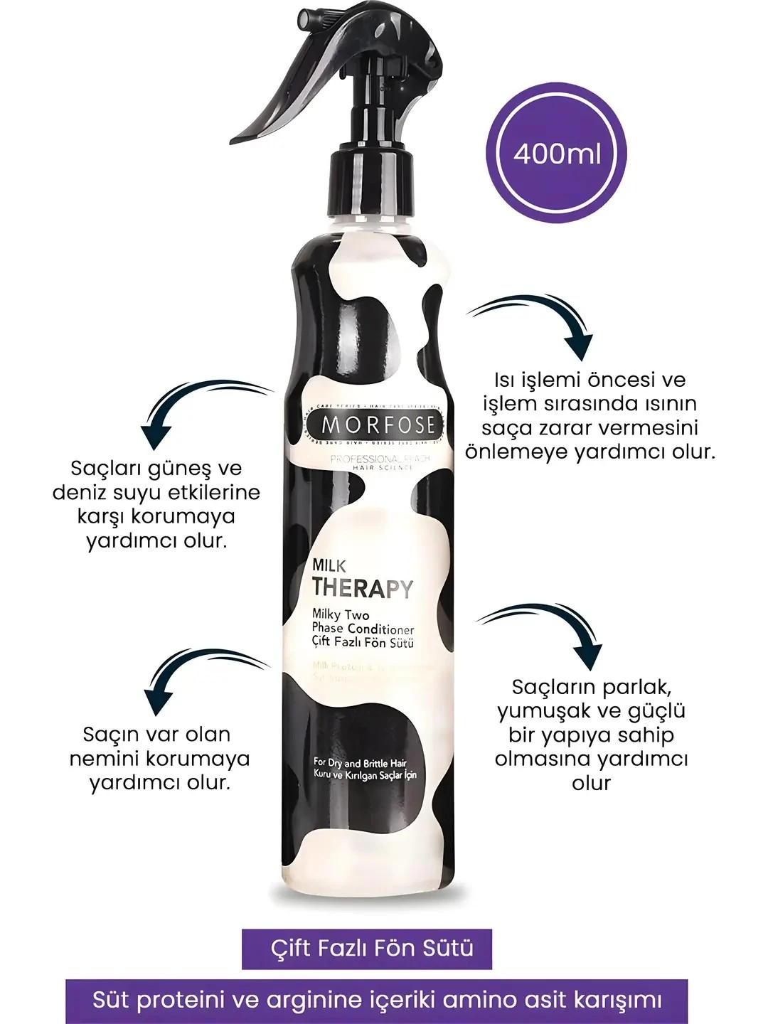 Mılk Therapy Çift Fazlı Fön Sütü 400 ML