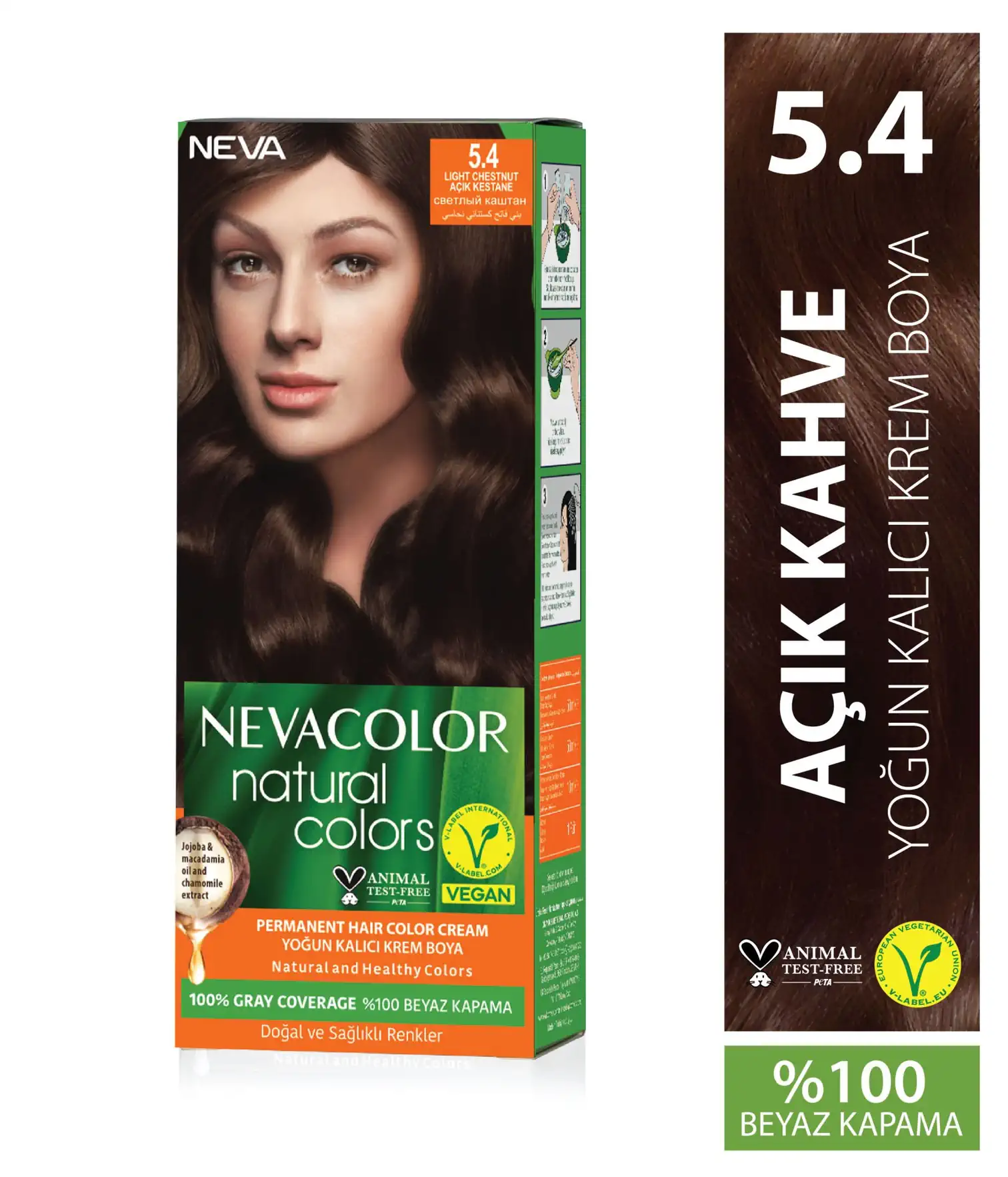 Natural Colors Saç Boyası 5.4 Açık Kestane