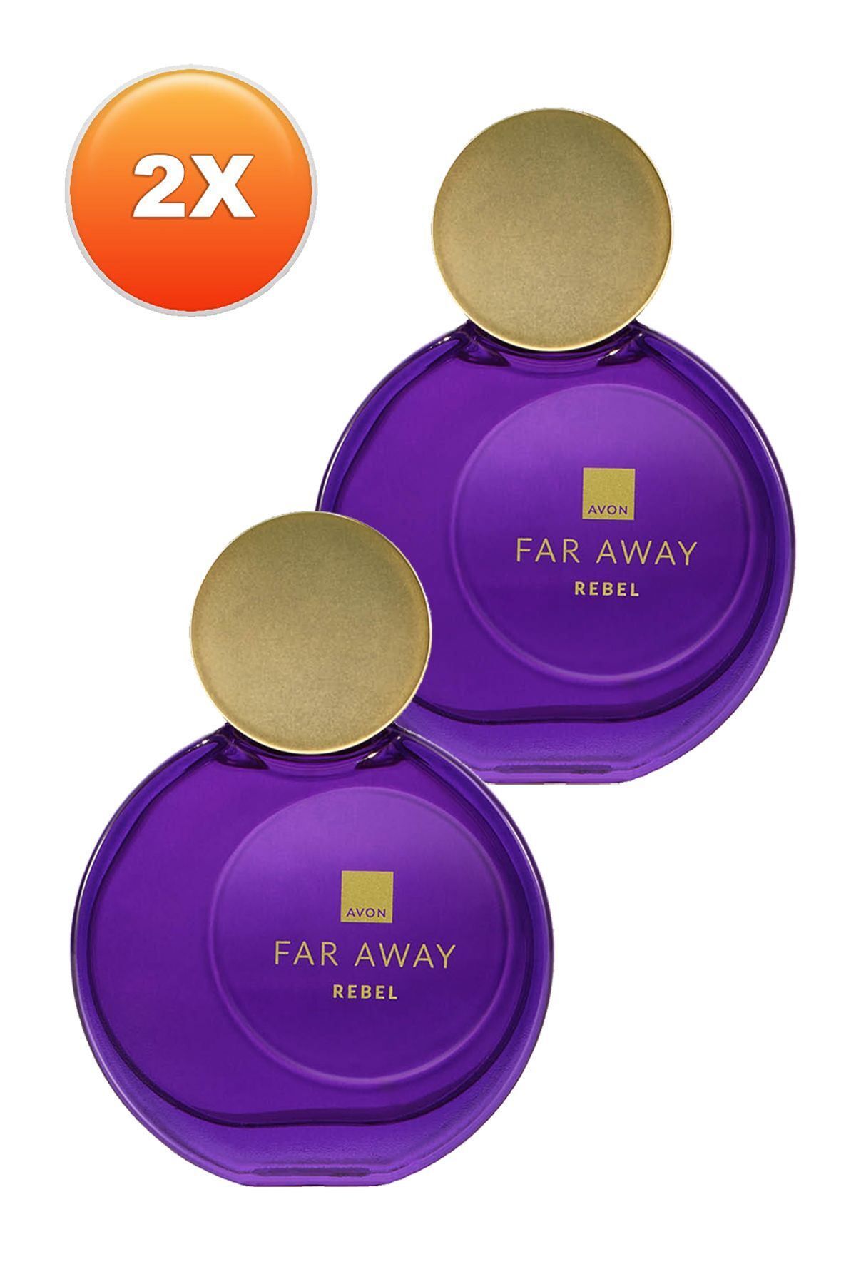 Far Away Rebel Kadın Parfüm Edp 50 Ml. İkili Set