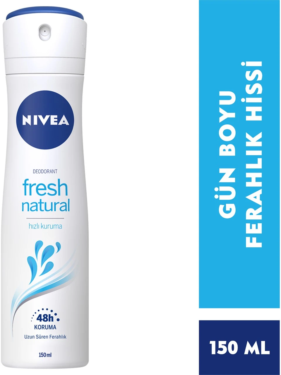 Kadın Sprey Deodorant Fresh Natural 150 ML