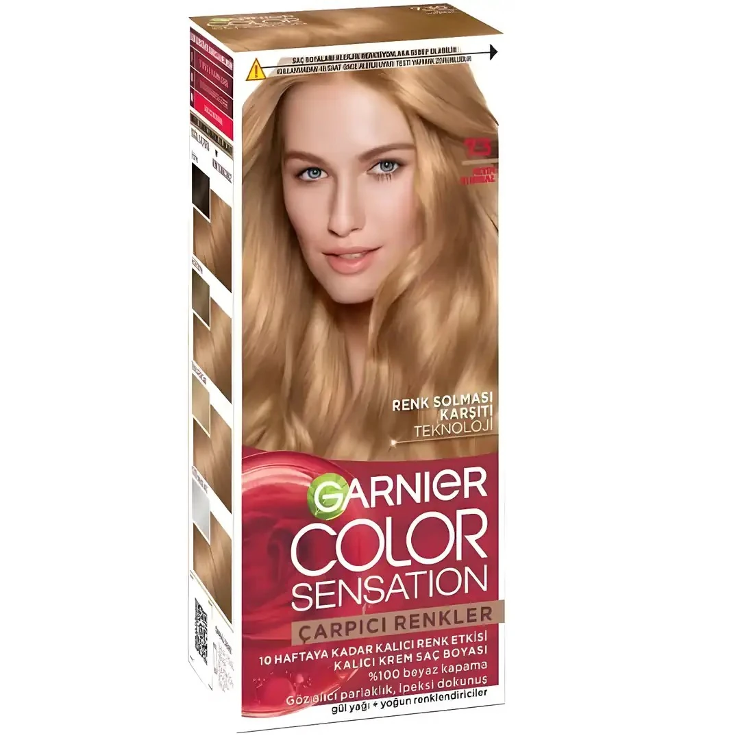 Çarpıcı Renkler Yoğun Kalıcı Krem Saç Boyası 7.3 Altın Kumral