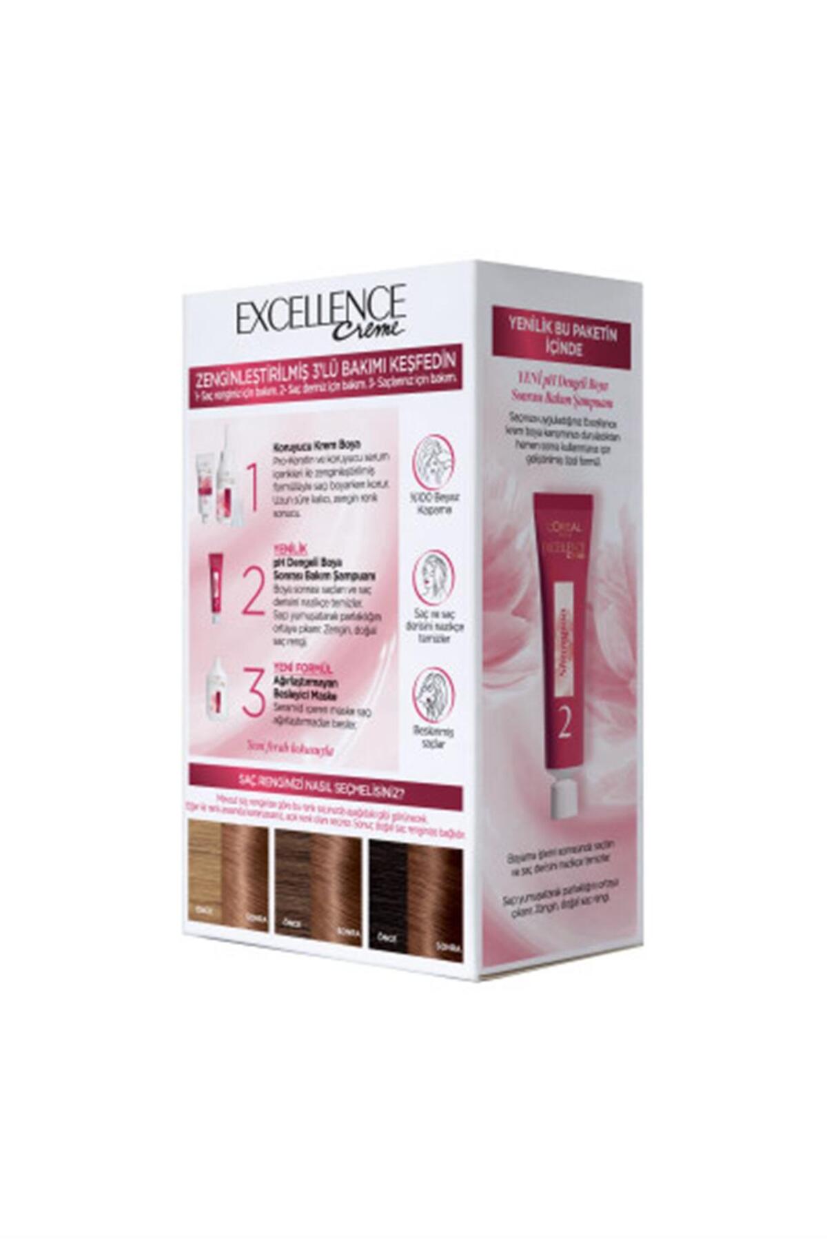 Loreal Excellence Creme 6.32 Altın Açık Kahve