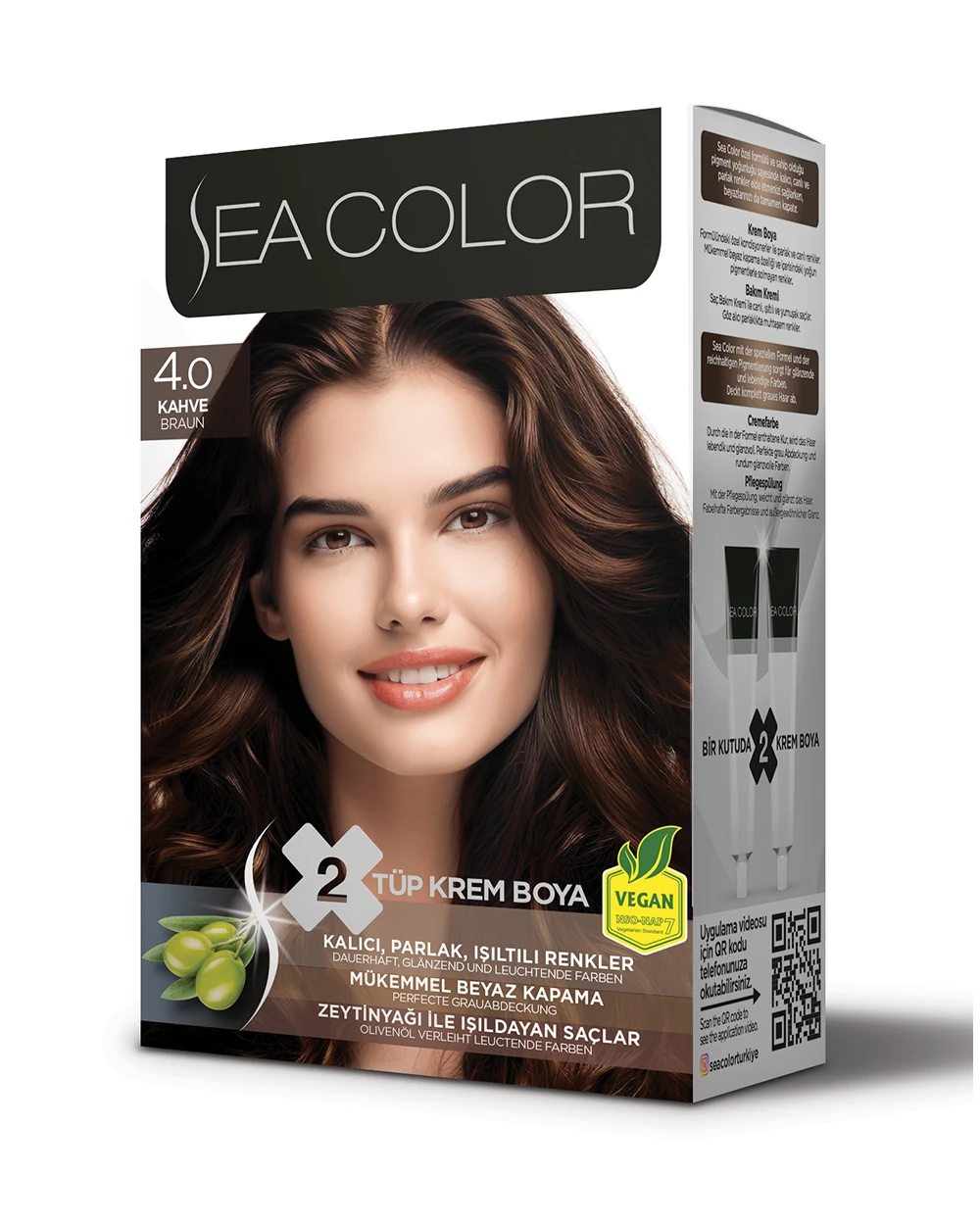 Krem Saç Boyası-4.0 Kahve
