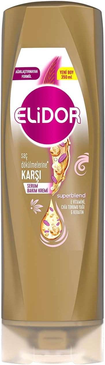 Superblend Serum Saç Bakım Kremi Saç Dökülmelerine Karşı E Vitamini Chia Tohumu Yağı Keratin 350 ML