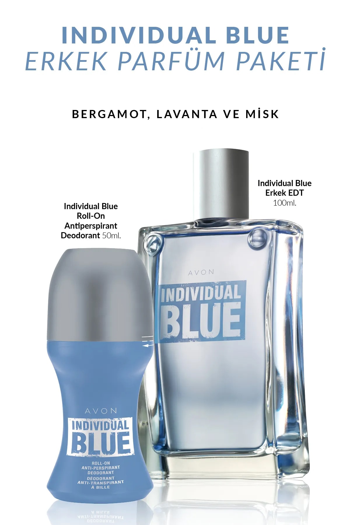Individual Blue Erkek Parfüm ve Rollon İkili Set