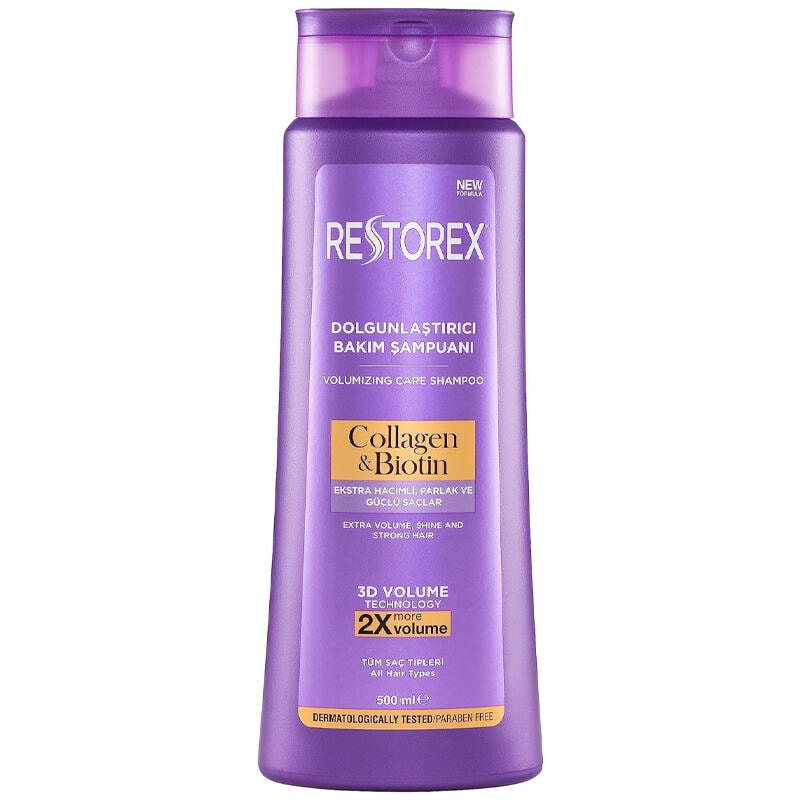 Collagen Biotin Dolgunlaştırıcı Etkili Saç Bakım Şampuanı 500 ML