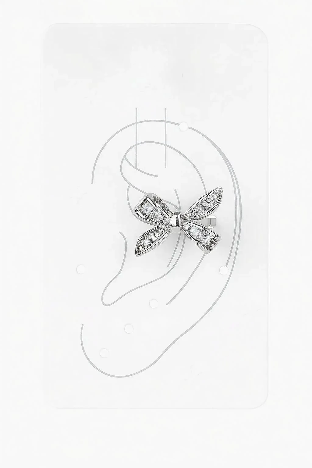 Parıtılı Çiçek Model Kıkırdak Küpe