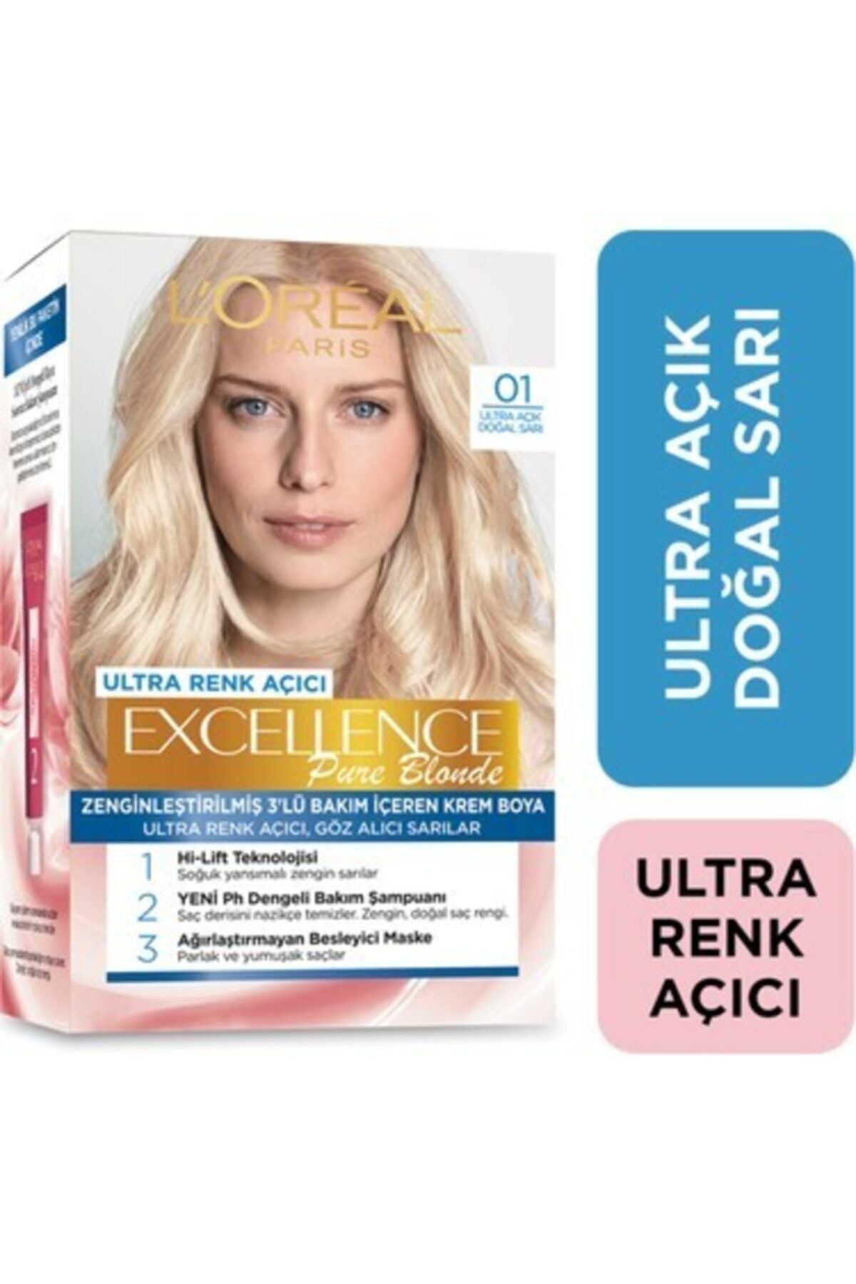 Excellence Creme Saç Boyası - 03 Ultra Açık Küllü Sarı
