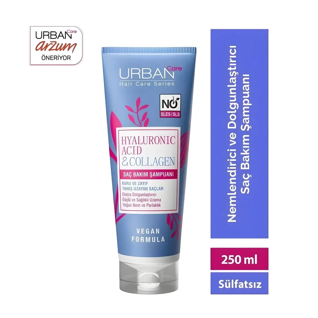 Urban Care Hyaluronıc Acid&Kolajen Nemlendirici Dolgunlaştırıcı Şampuan 250 ML