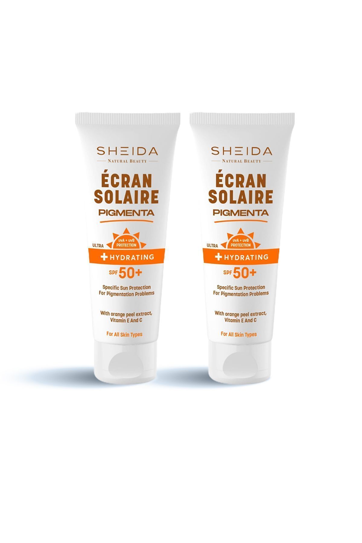 Pigmenta Leke Karşıtı Ton Eşitleyici Spf 50 Renkli Güneş Kremi 75 ml 2'li Cilt Bakım Seti