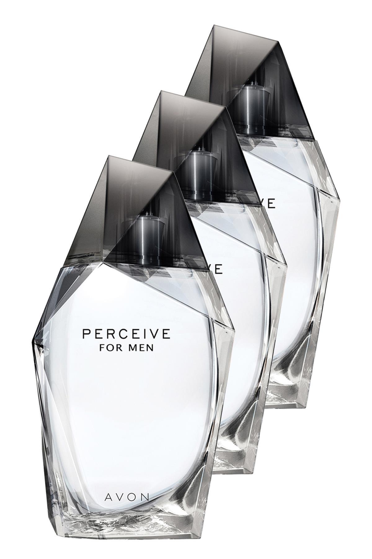 Perceive Erkek Parfüm Edt 100 Ml. Üçlü Set