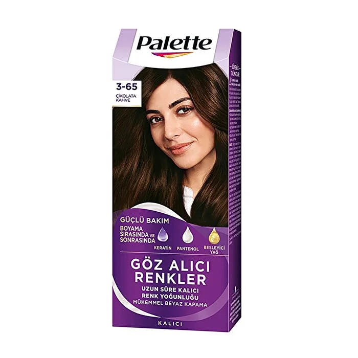 Saç Boyası Göz Alıcı Renkler 3-65 Çikolata Kahve