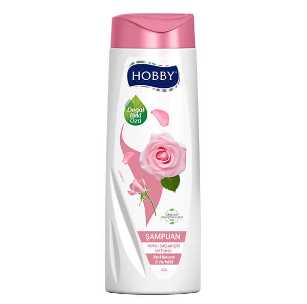 Boyalı Şaçlara Özel UV Filtreli Gül Özlü Şampuan 500 ML