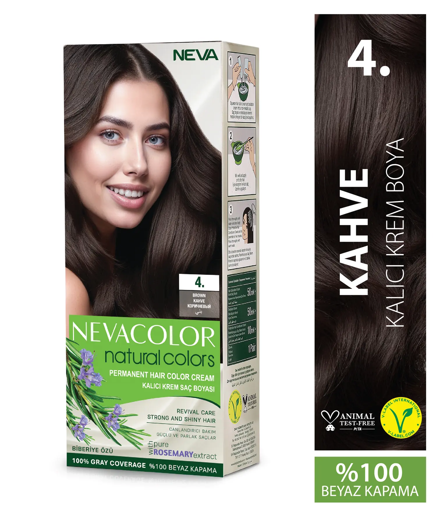 Natural Colors Saç Boyası 4. Kahve