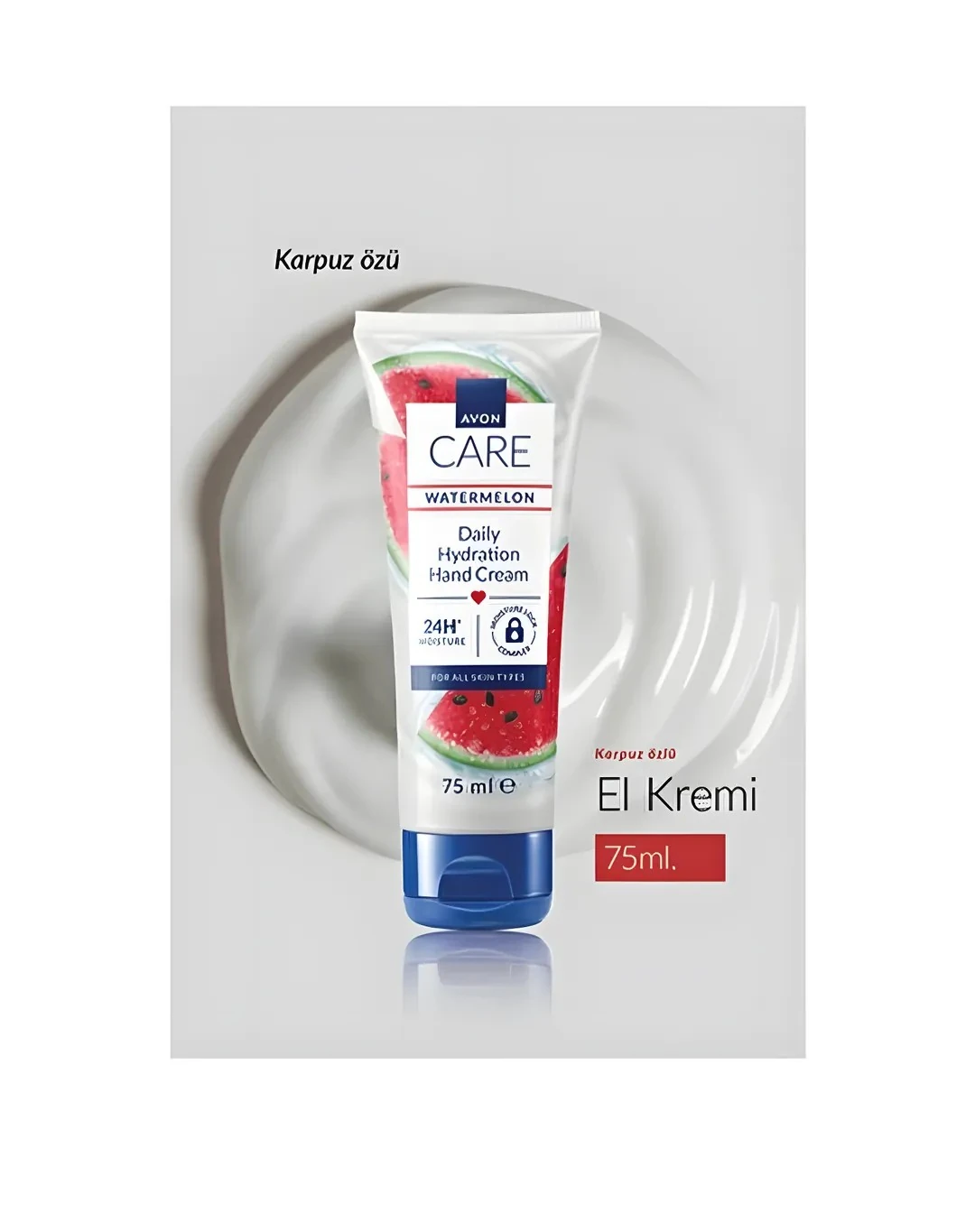 Karpuz Kokulu El Kremi Yoğun Nemlendirme Etkisi 75 ml Tüm Cilt Tipleri İçin