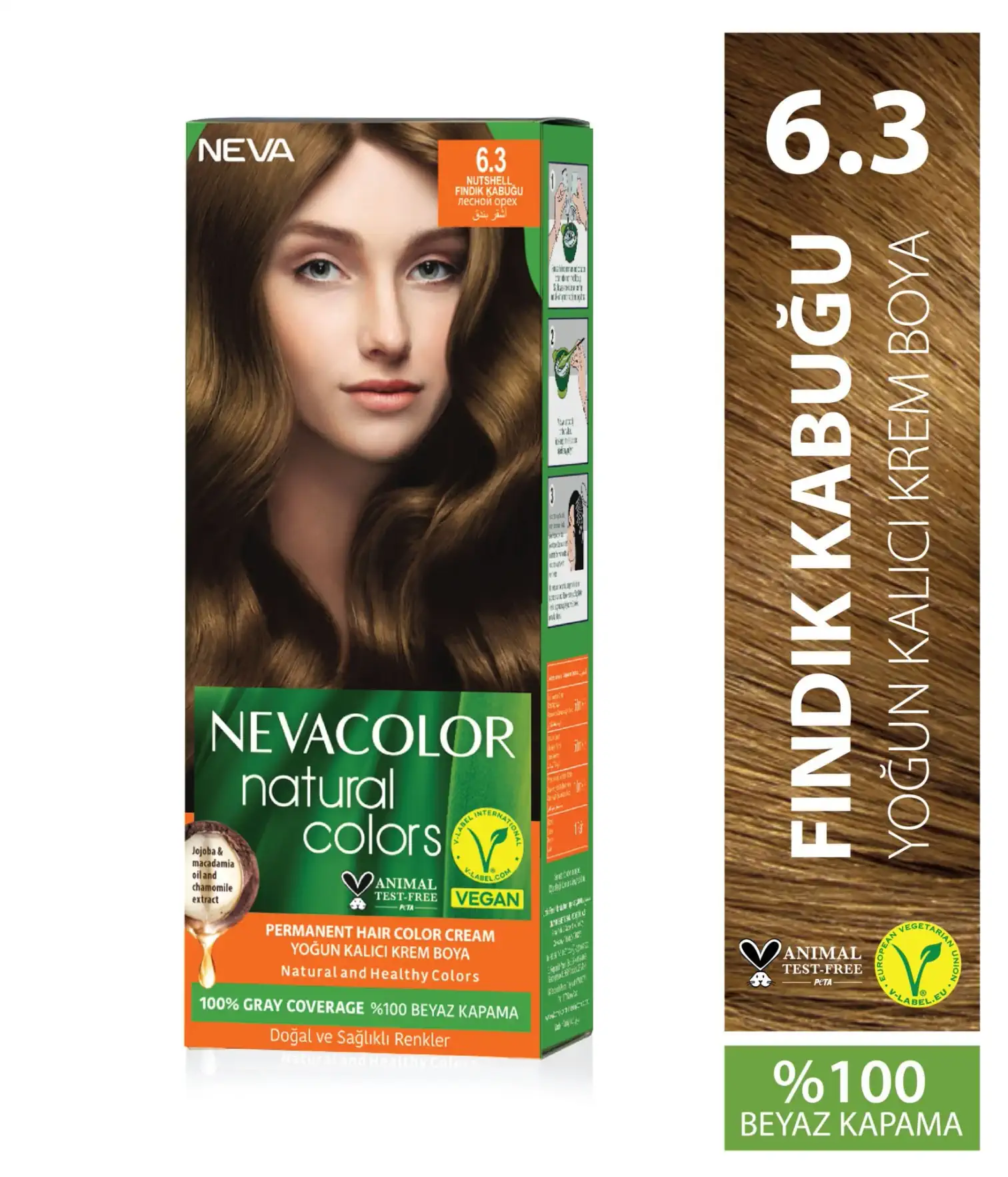 Natural Colors Saç Boyası 6.3 Fındık Kabuğu