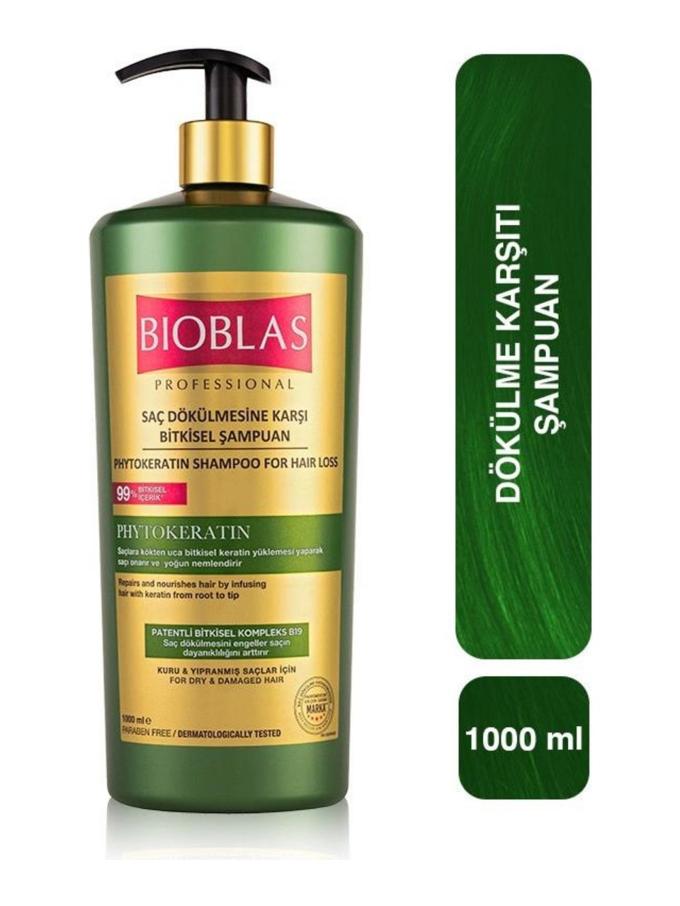 Phytokeratin Saç Dökülmesine Karşı Şampuan 1000 ML