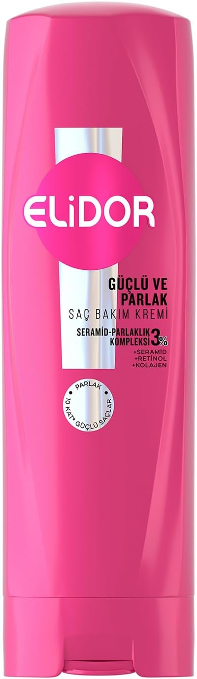 Saç Bakım Kremi Güçlü ve Parlaklık  Seramid Retinol Kolajen 350 ML