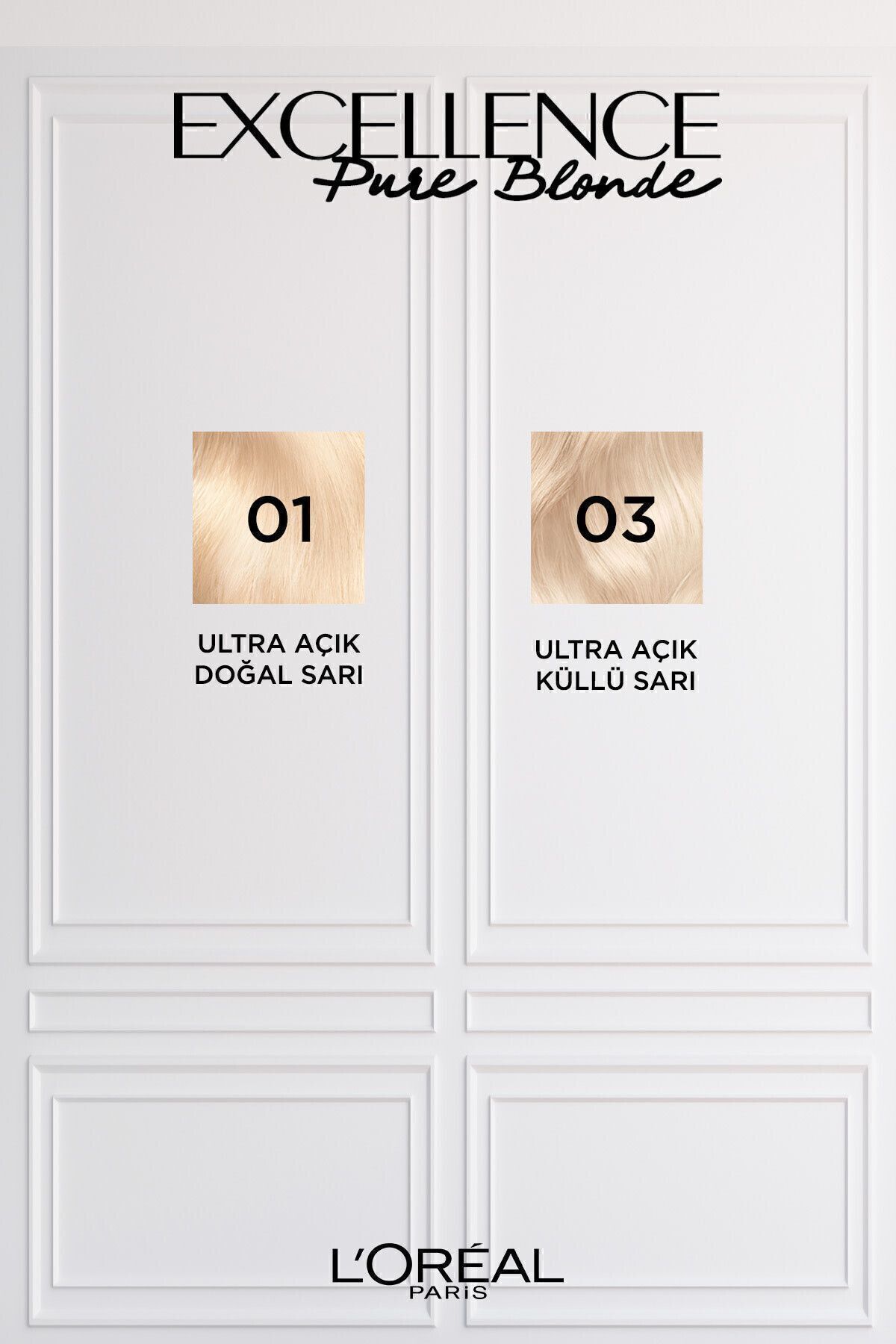 Excellence Creme Saç Boyası - 03 Ultra Açık Küllü Sarı