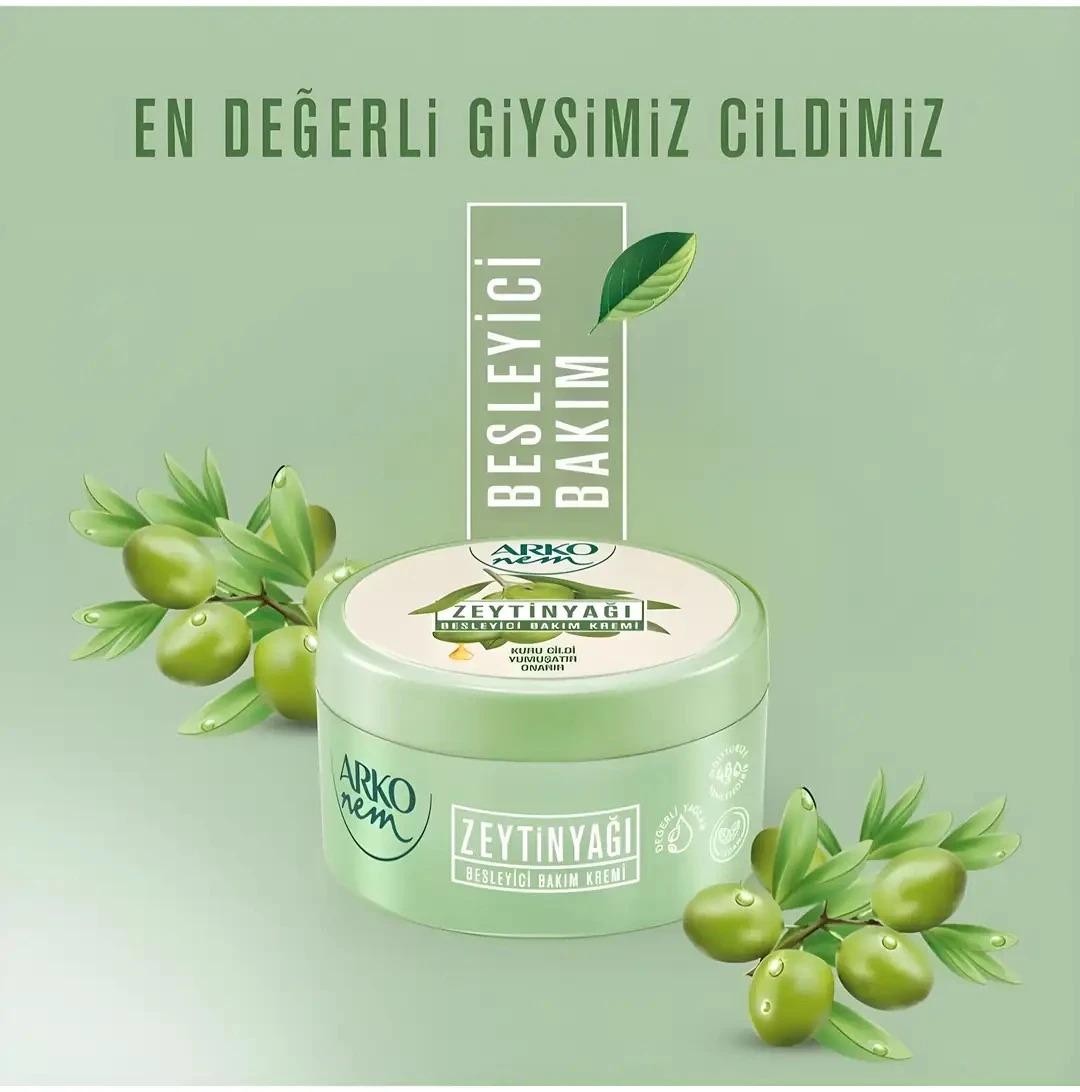 Nem Besleyici Bakım Kremi Zeytinyağlı 250 ML