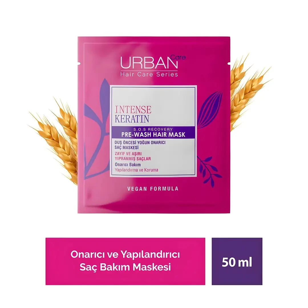 Urban Care Intense Keratin Duş Öncesi Saç Bakım Maskesi 50  ML