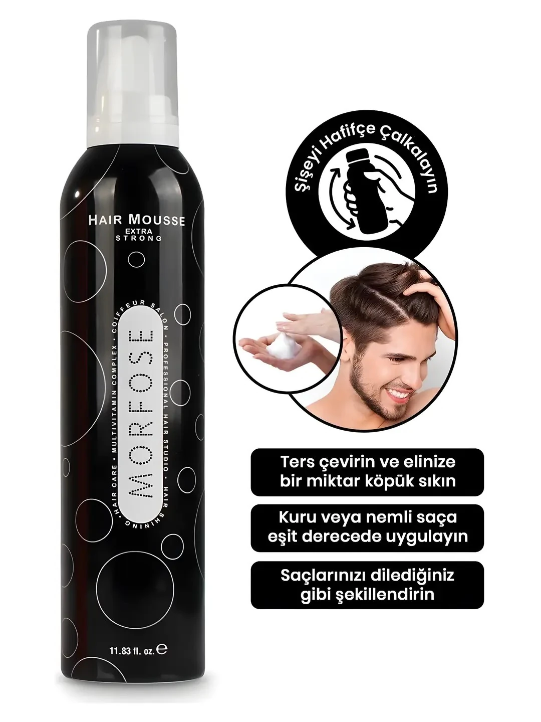 Saç Köpüğü Extra Strong 350 ML