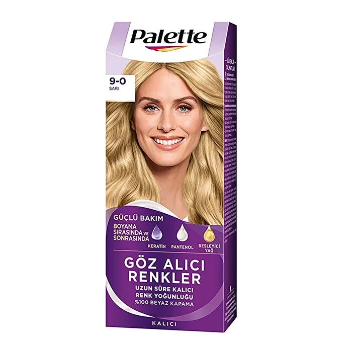 Saç Boyası Göz Alıcı Renkler 9-0 Sarı
