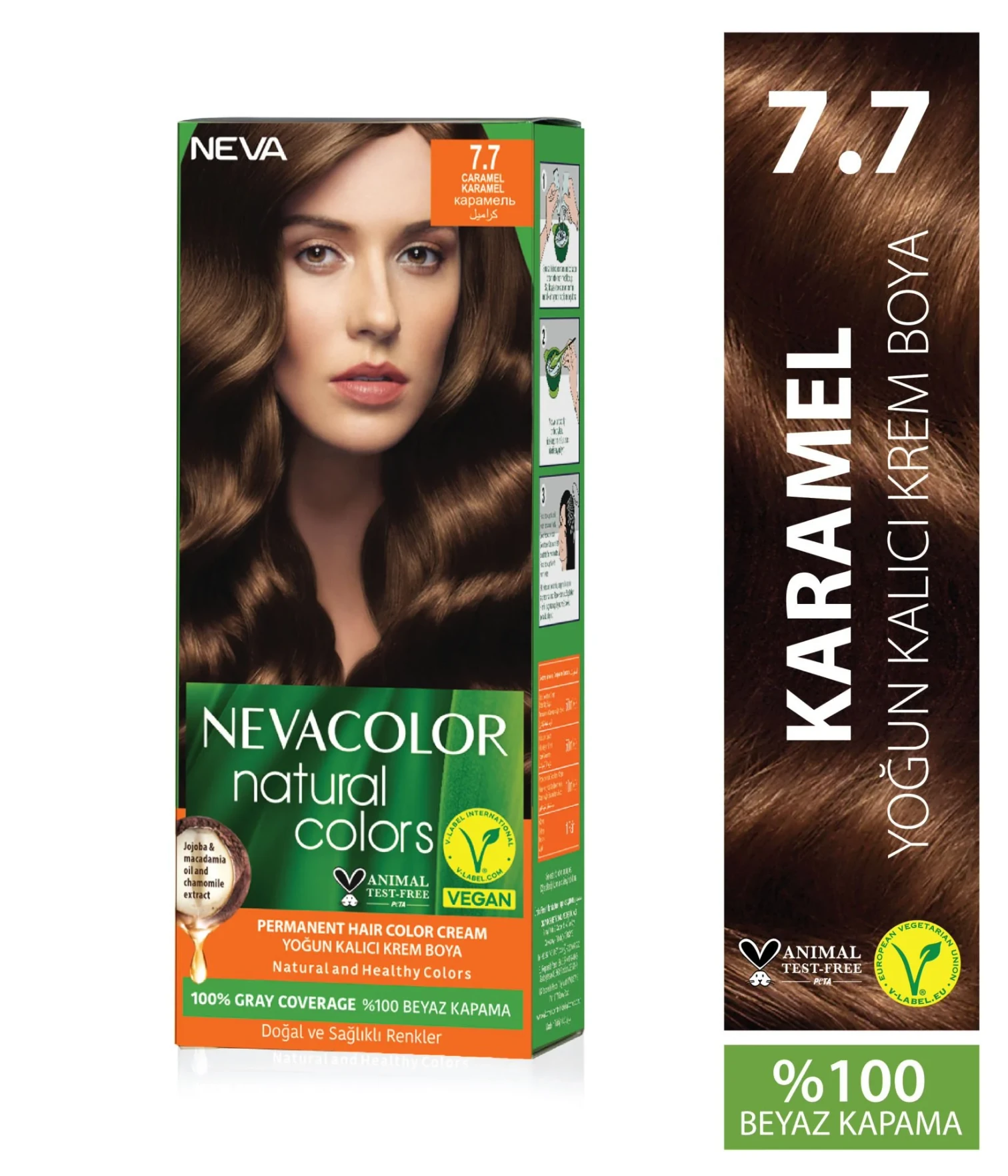 Natural Colors Saç Boyası 7.7 Karamel