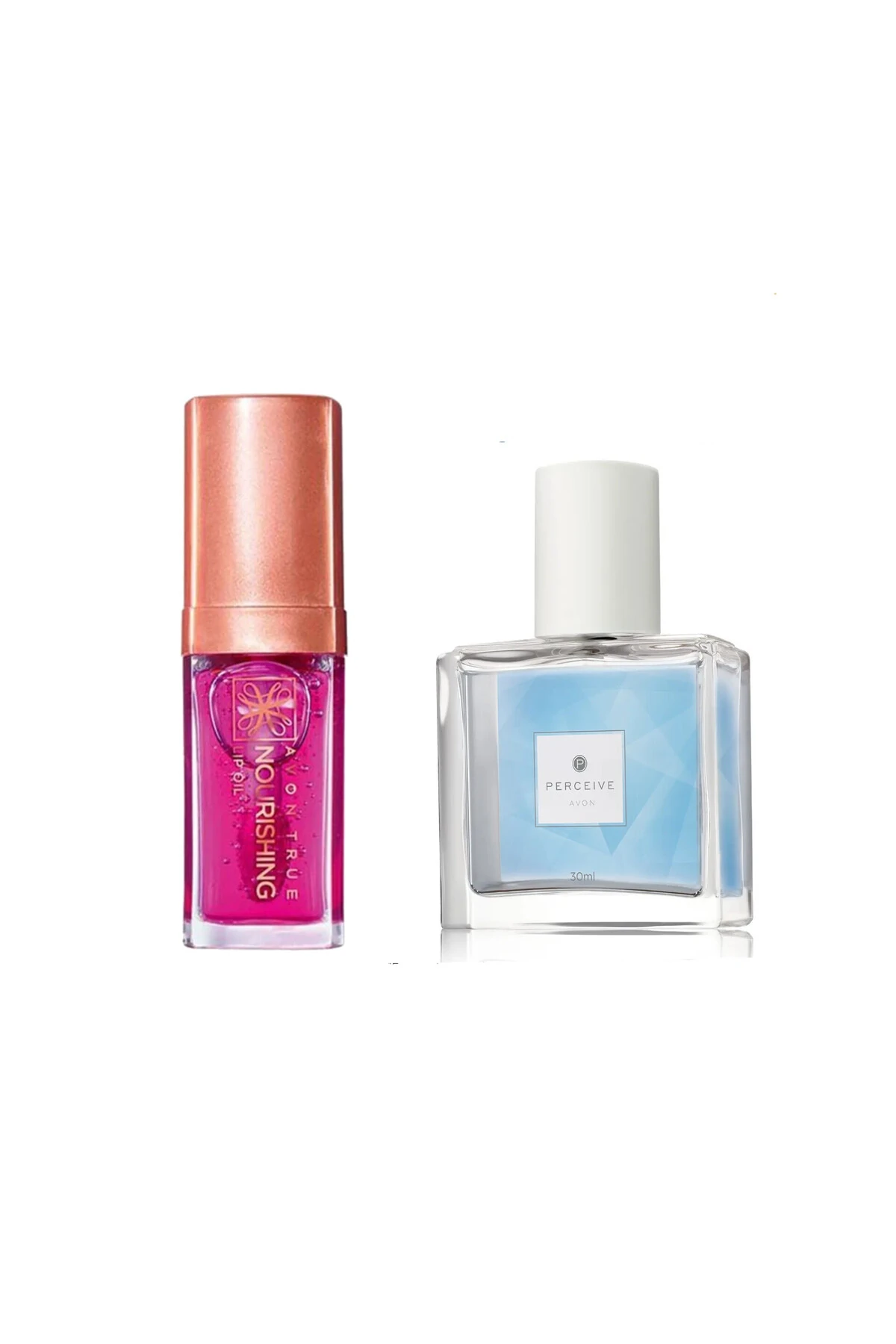 True Lip Oil Dudak Bakım Yağı Blossom 7ml -Perceive Kadın Parfüm Edp 30 Ml. 2'li Set