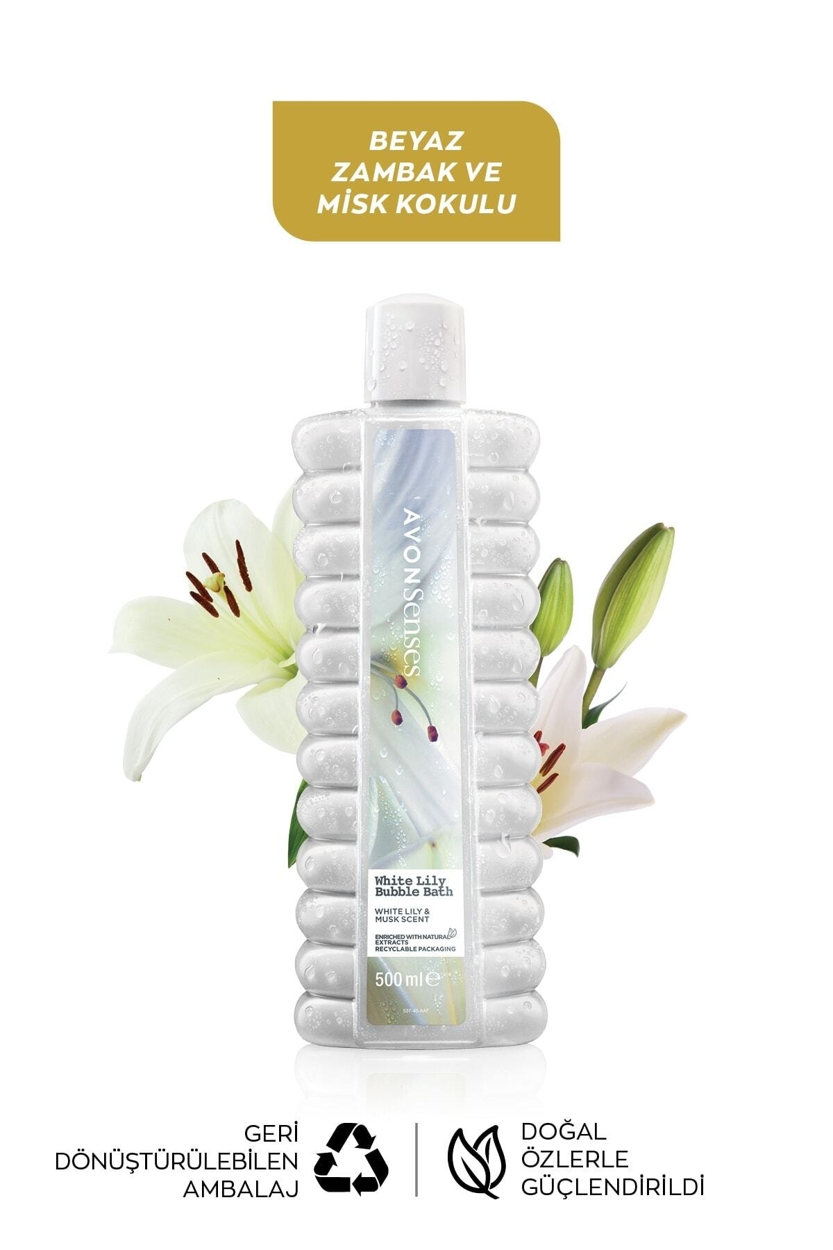 White Lily Zambak Banyo Köpüğü 500 Ml.