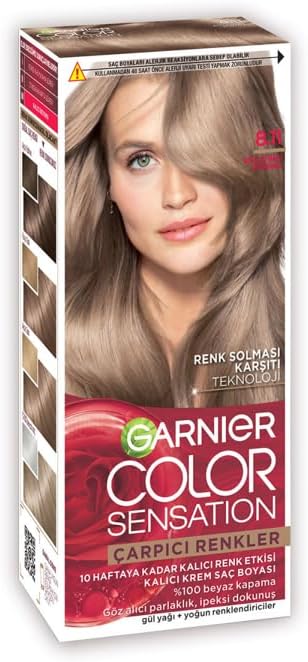 Çarpıcı Renkler Yoğun Kalıcı Krem Saç Boyası 8.11 Küllü İnci Kumral